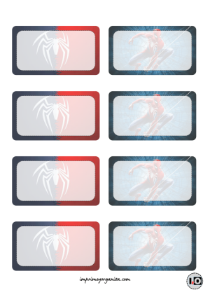 Etiquetas Escolares Spiderman